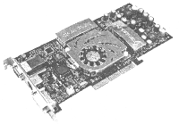 Видеоадаптер GeForce 4 Titanium 4600 производства компании Chaintech