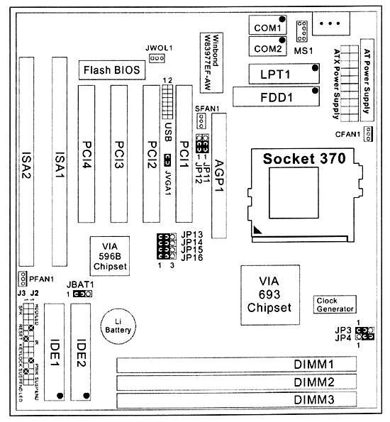 Системная плата Soltek SL-63AV